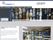 Tablet Screenshot of framingshop.co.uk